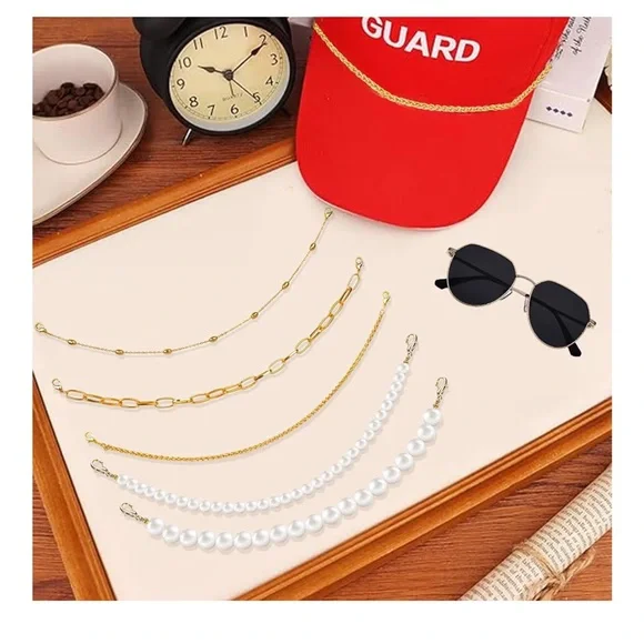 🆕 5 PCS Trucker Hat Chains, Trucker Hat Charms - Picture 4 of 7